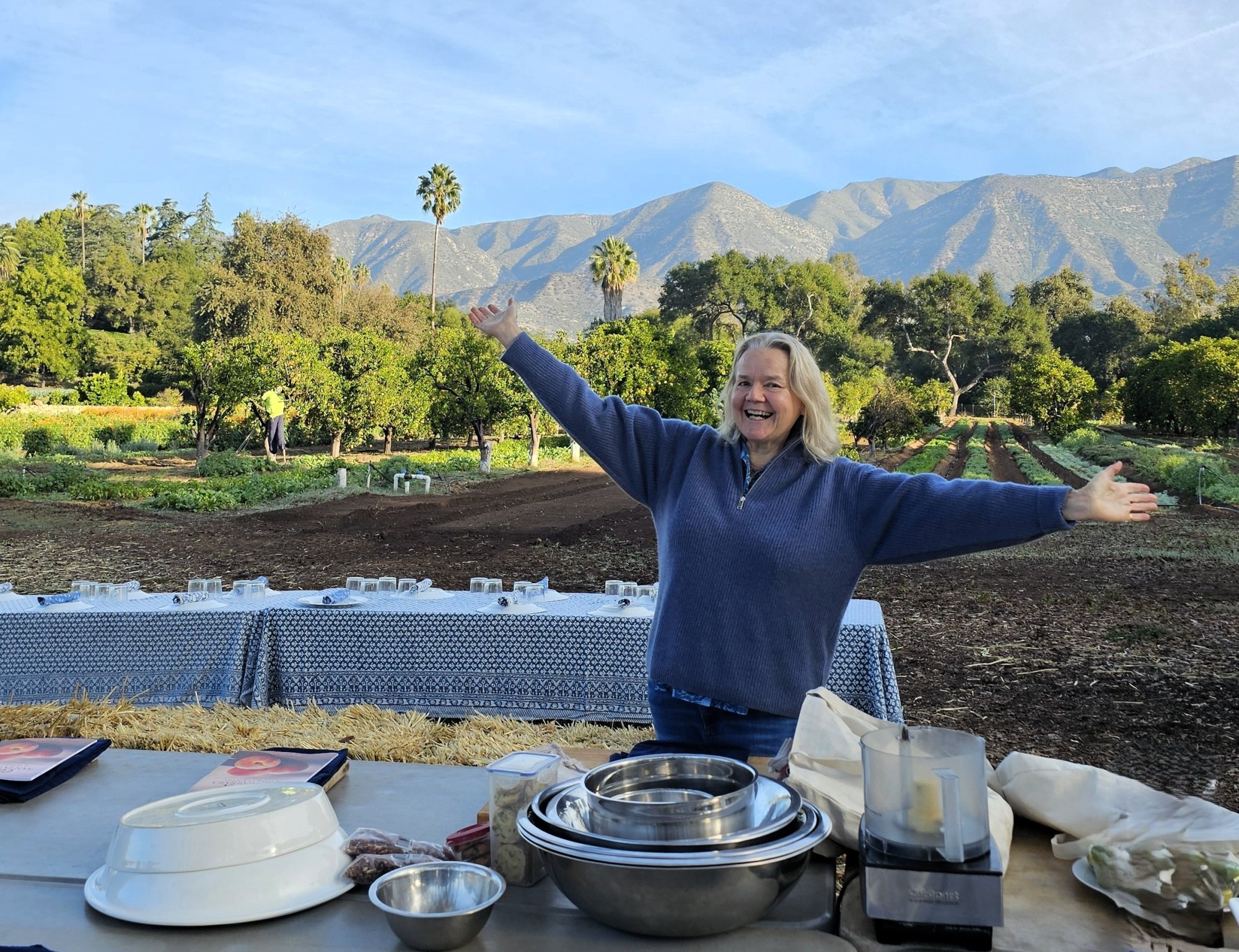 Ojai Culinary Experience - Farmers Market Tour, AL Fresco Farm Cooking Class & Lunch