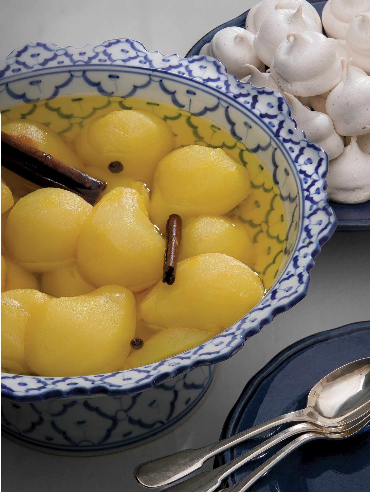 Poached Pears with Saffron